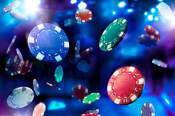 Close-up of Teen Patti card hand and betting positions